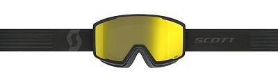 Превью Горнолыжная маска Маска горнолыжная SCOTT Factor Pro Mineral Black/Yellow Chrome (283567-7413335)